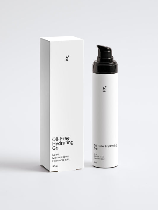 Oil-Free Hydrating Gel. Suitable for all skin types.