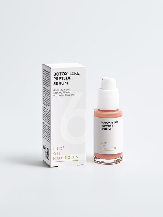 Hyaluronic & Peptide Serum -(Botox-Like Peptide) $31.50 - six-on-horizon 1% Hyaluronic Acid, Aloe Juice (Ingredients), Anti-aging skincare (Concern), Berry Extract (Ingredients), Dehydrated skin (Concern), Dry (Skin type), Dull skin (Concern), face-care, Hyaluronic Acid (Ingredients), Mature (Skin type), Normal (Skin type), Plant Extract (Ingredients), Reduces fine lines, Serum (Type), Smooths 31.50 www.sixonhorizon.com